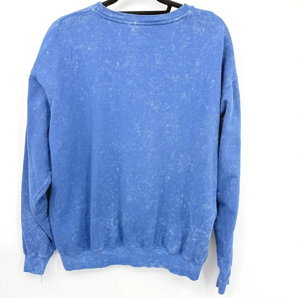 KAUAI HAWAII Graphic Sweatshirt Large Retro Oversized Crewneck Mineral Wash - Picture 2 of 7